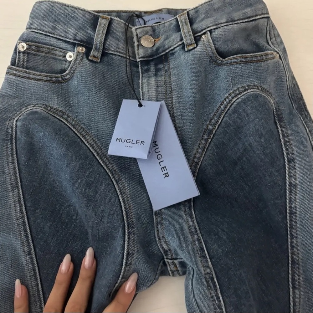 NWT Mugler spiral jeans